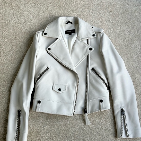 MACKAGE Baya Leather Biker Jacket - Picture 2 of 10